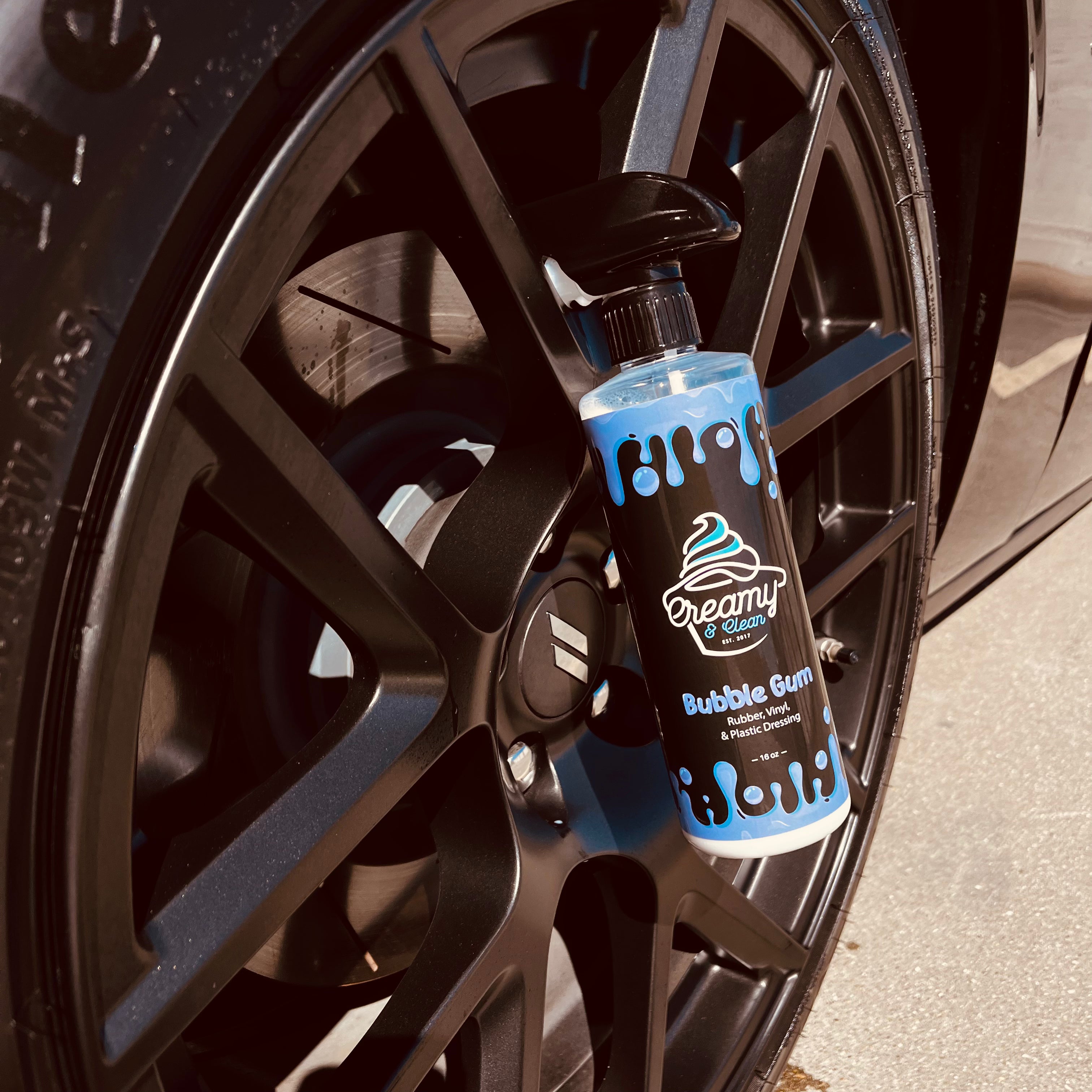 Bubble Gum Trim & Tire Protect and Shine (VRP) - Premium Dressing for Rubber, Vinyl, and Plastic